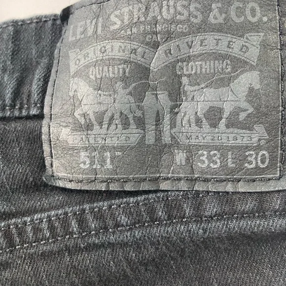 CUSTOM LEVI’s Deconstructed Patchwork Jeans Denim Shorts - Picture 9 of 11